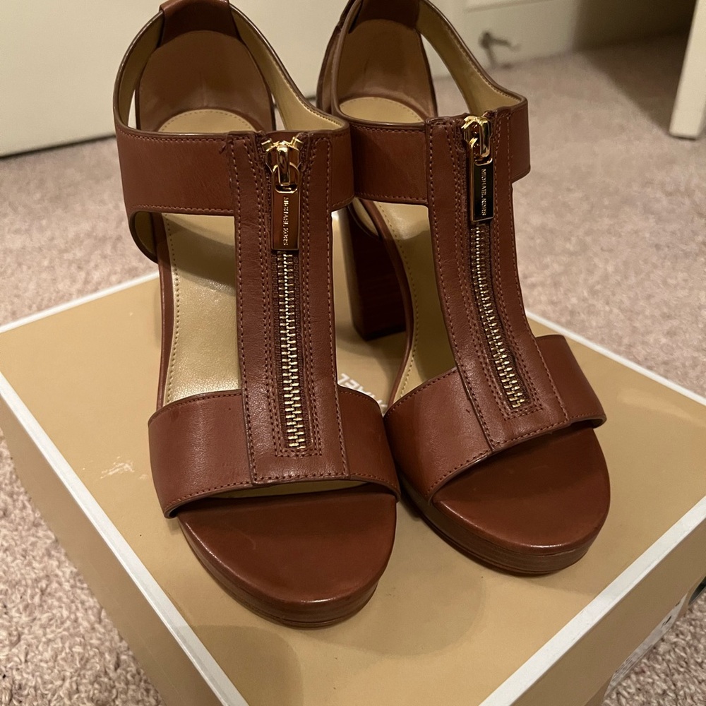 Brown Leather Women's Sandals